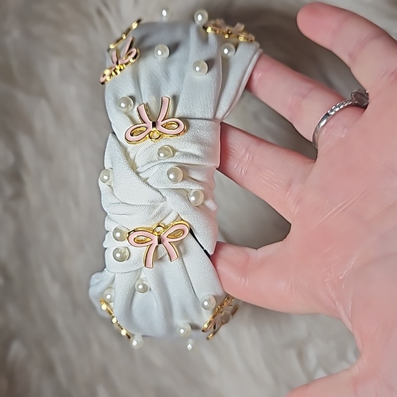 Bow&Pearl Headband - Celestial Glow - Picture 2 of 8